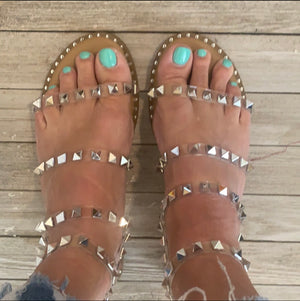 Strappy Stud Sandals